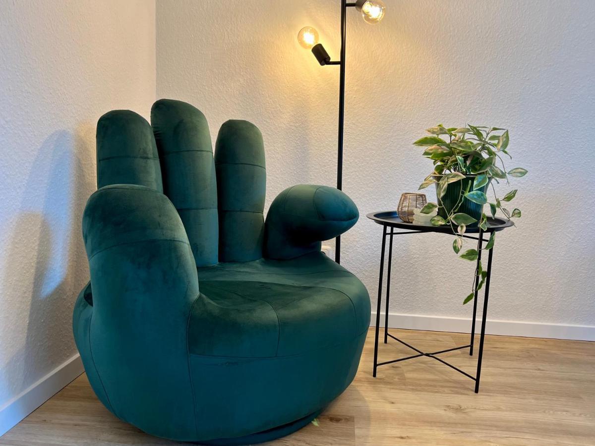 Design Apartment Mit Balkon - Kueche - Netflix Essen Exteriér fotografie