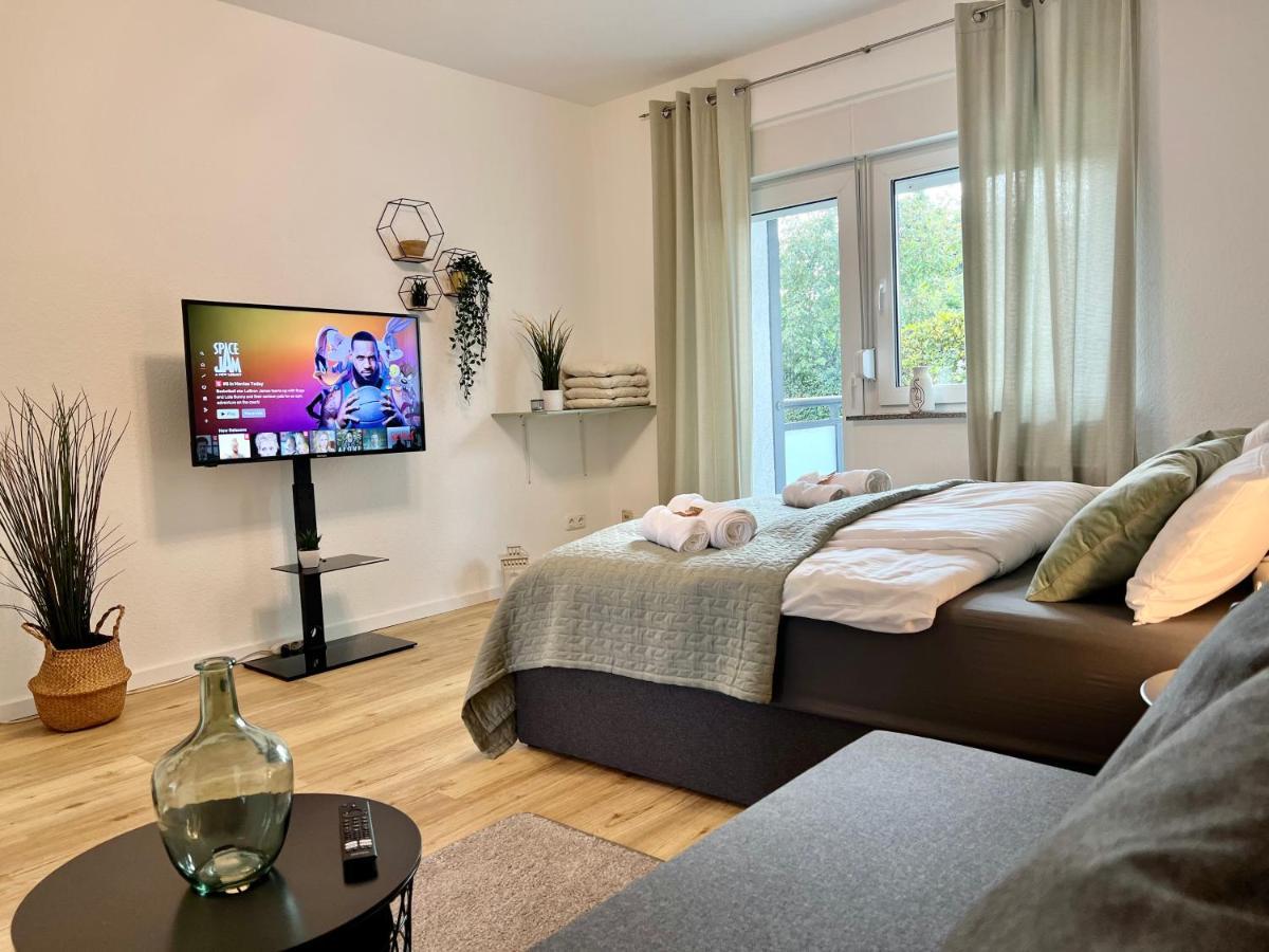 Design Apartment Mit Balkon - Kueche - Netflix Essen Exteriér fotografie